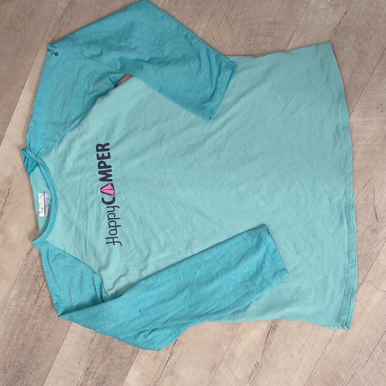 Columbia Happy Camper Dri Fit Shirt Youth Xl Women's Small
